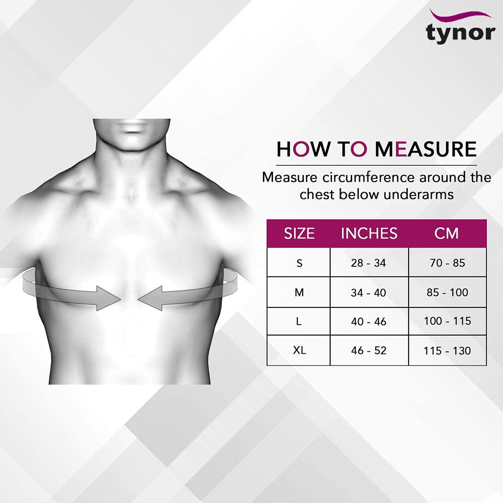 pouch arm sling size chart