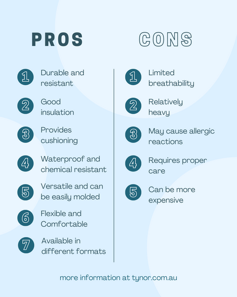 pros and cons of neoprene