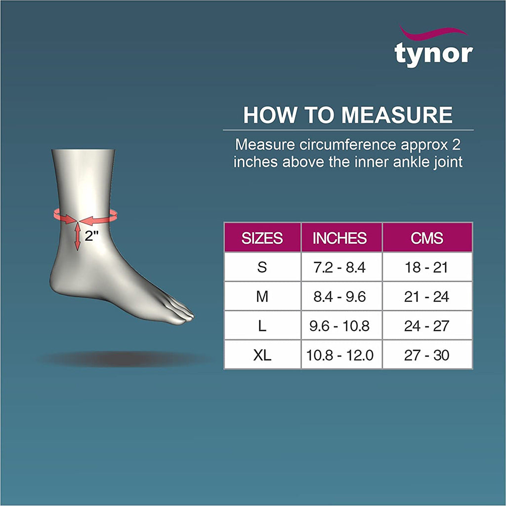 Ankle Binder Size Chart