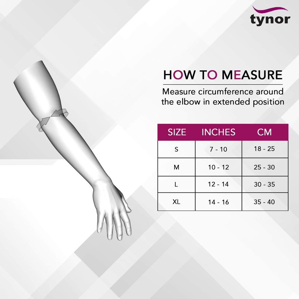 Tynor Elbow Size Chart