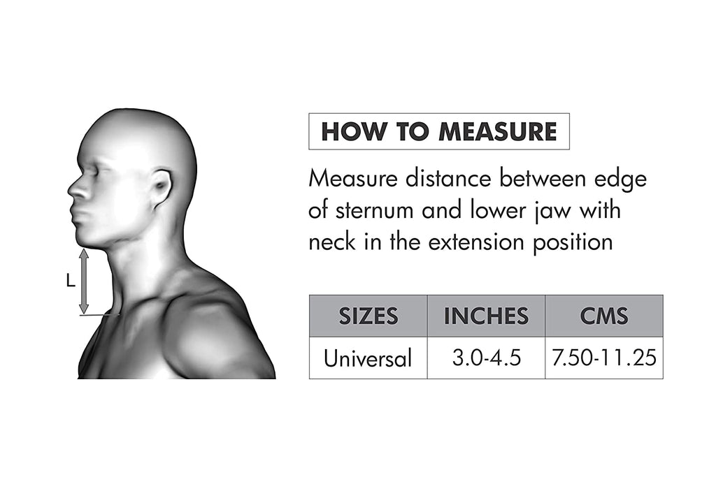 Contoured Cervical pillow size chart