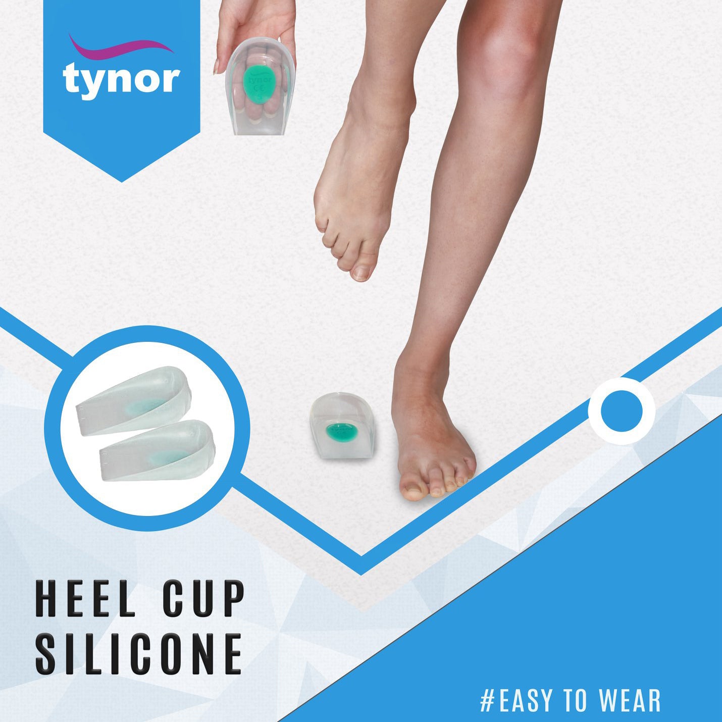 Tynor™ Heel Cup Silicone (Pair) Heel 