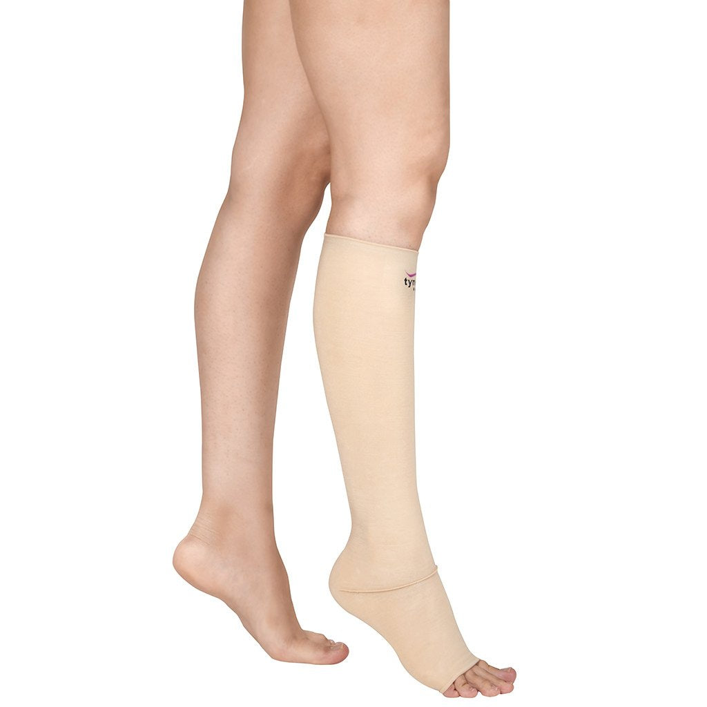 Material: Denier Yarn Tynor Below Knee Compression Stocking, Size