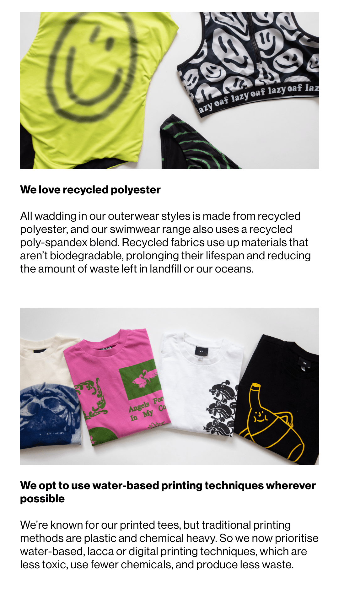 Our Brand Responsibility: Product