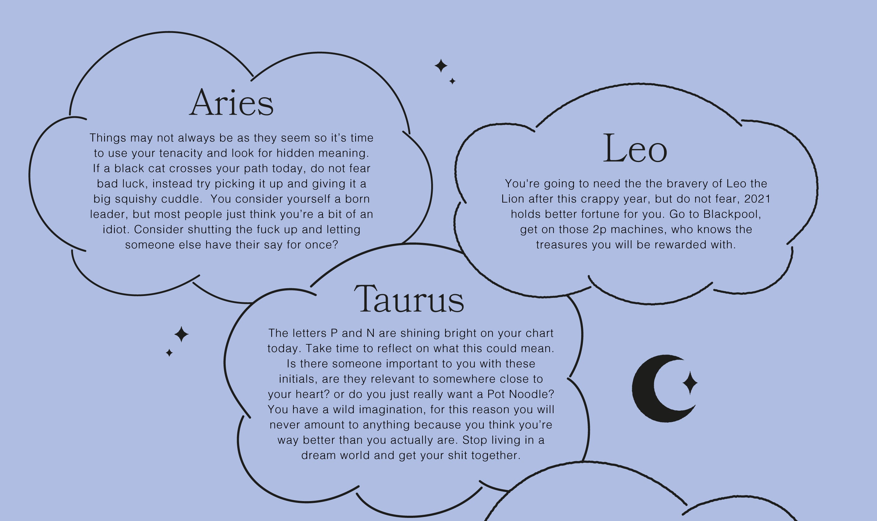 The Oafiac - Your 2021 Horoscopes