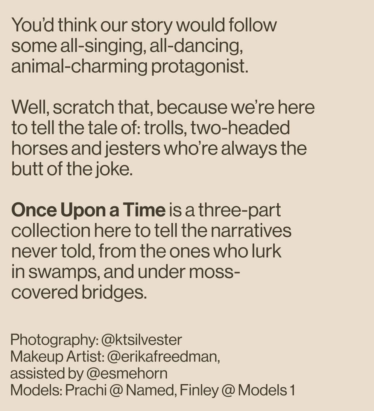 Once Upon a Time Editorial, All Chapters