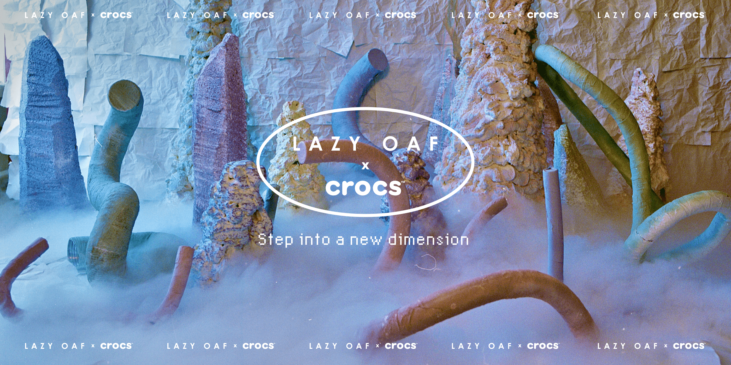 STEP INTO A NEW DIMENSION WITH LAZY OAF X CROCS