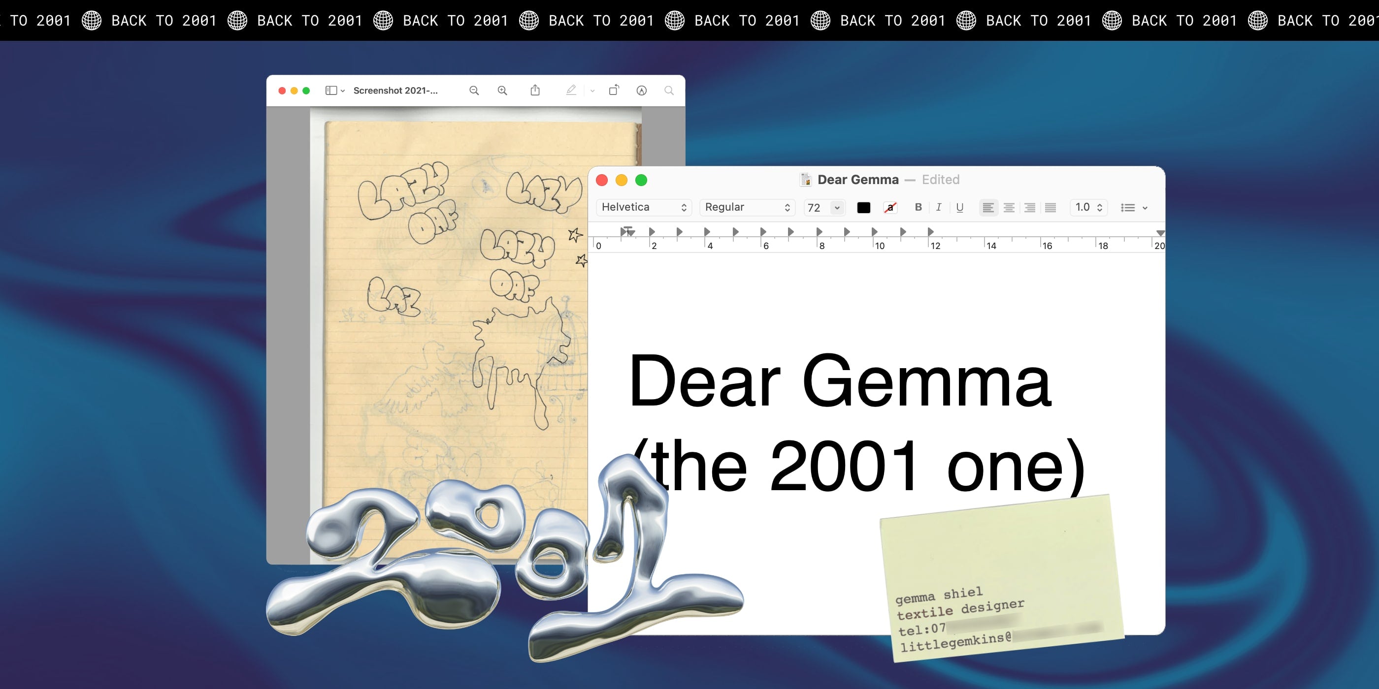 Dear 2001 Gemma