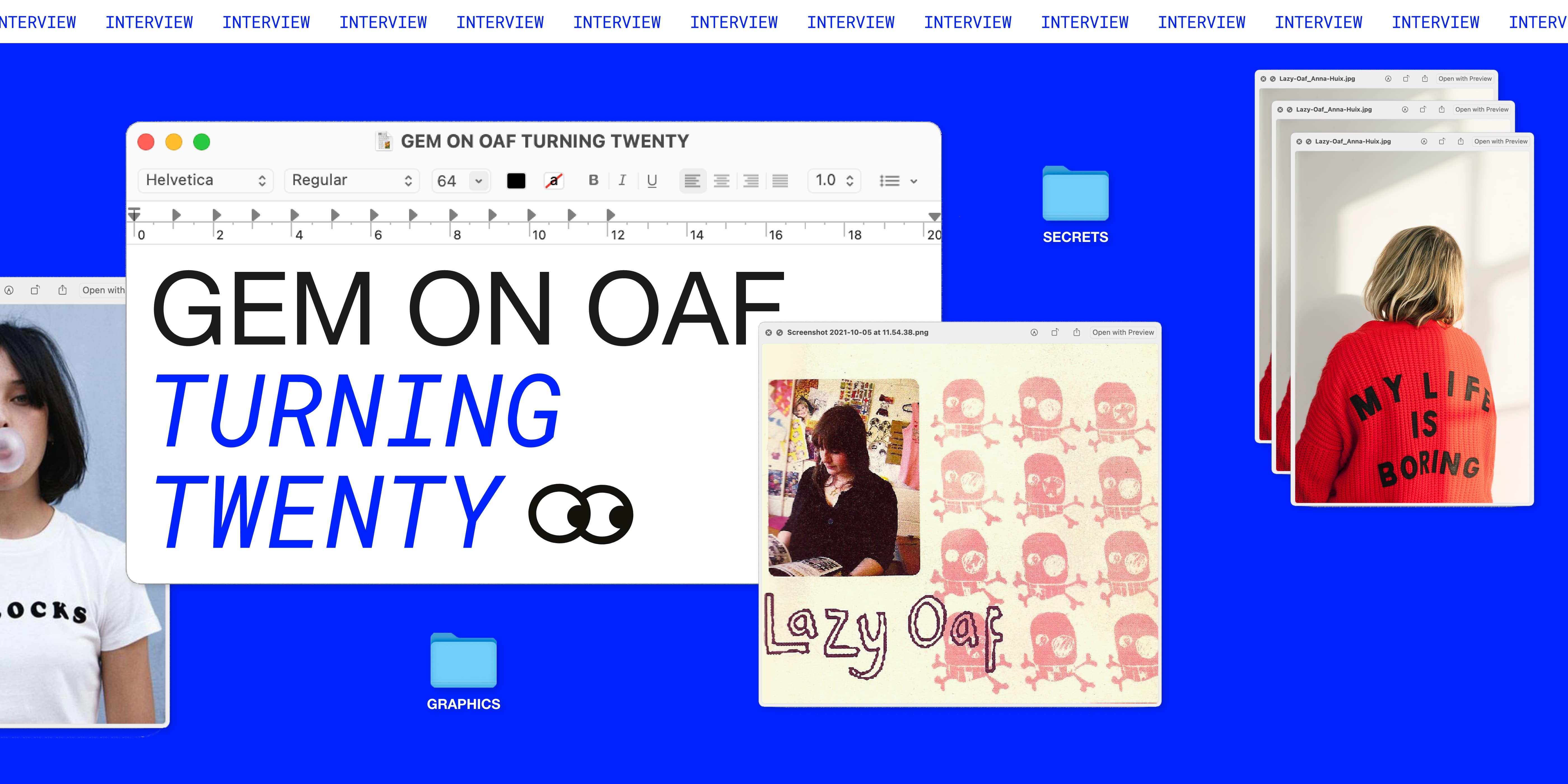 Gem On Oaf Turning Twenty