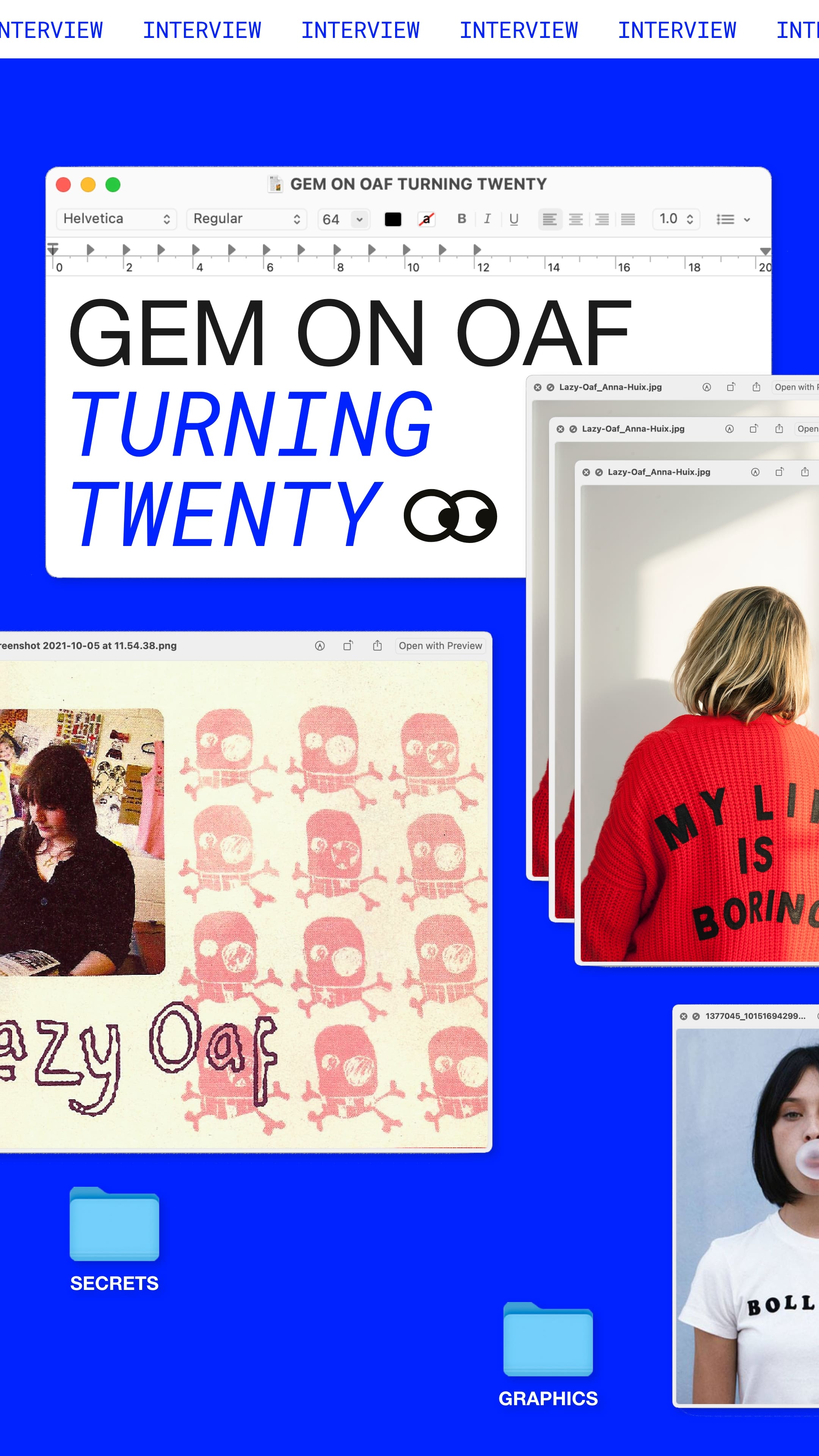 Gem On Oaf Turning Twenty