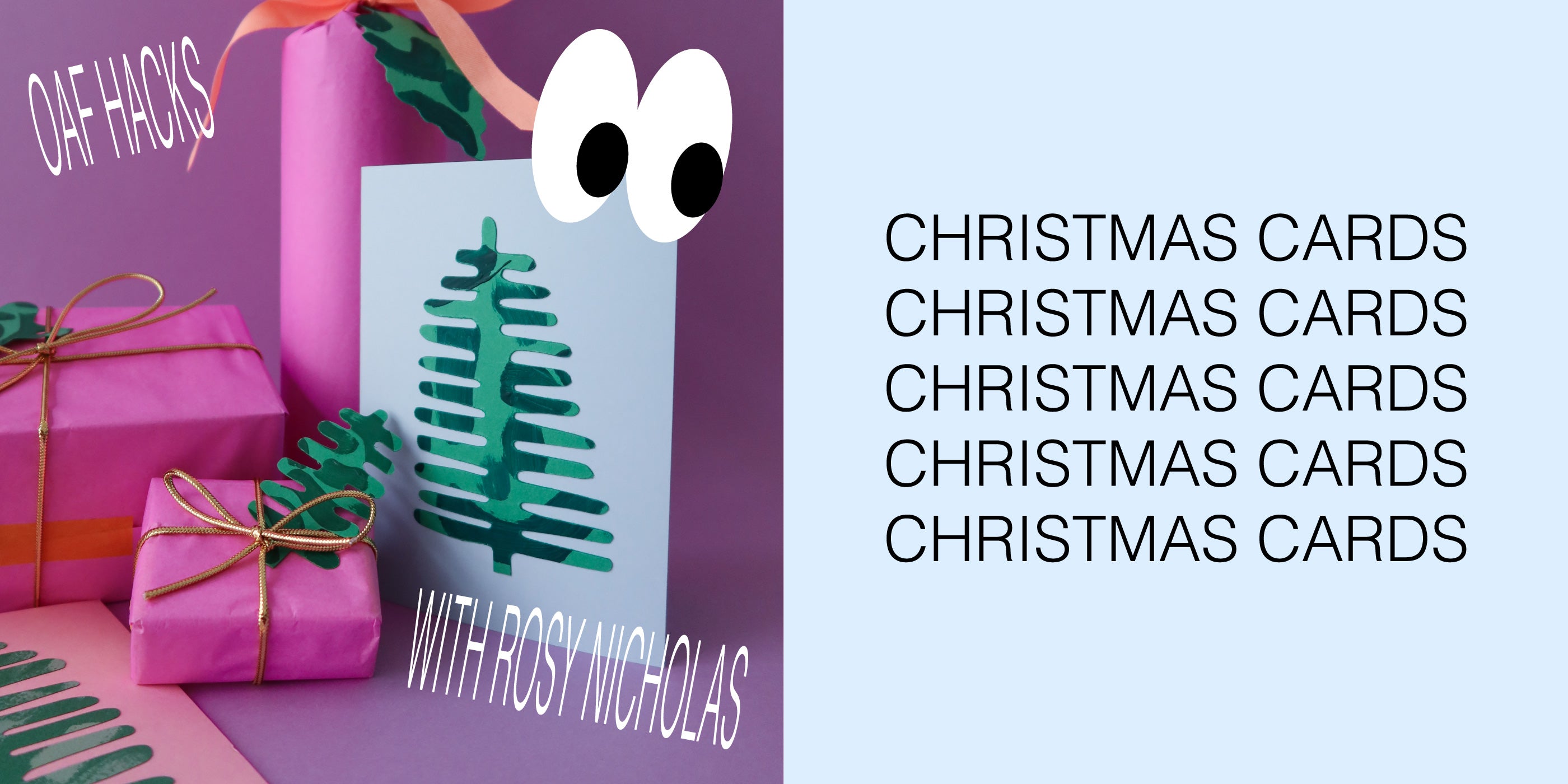 Oaf Hacks: Christmas Cards with Rosy Nicholas