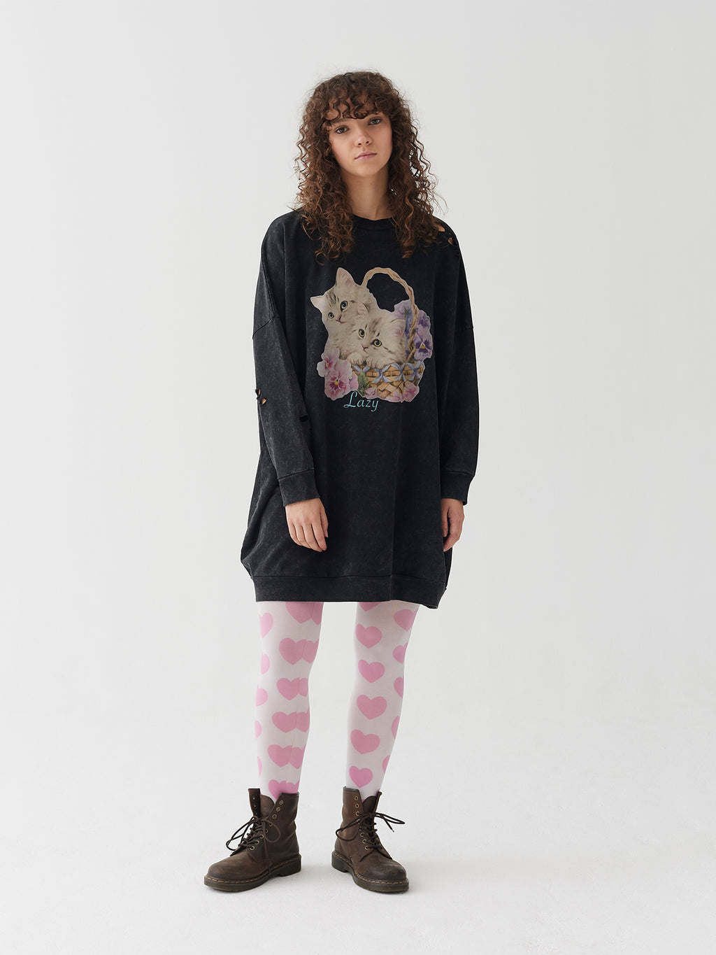 lazy oaf cat jumper