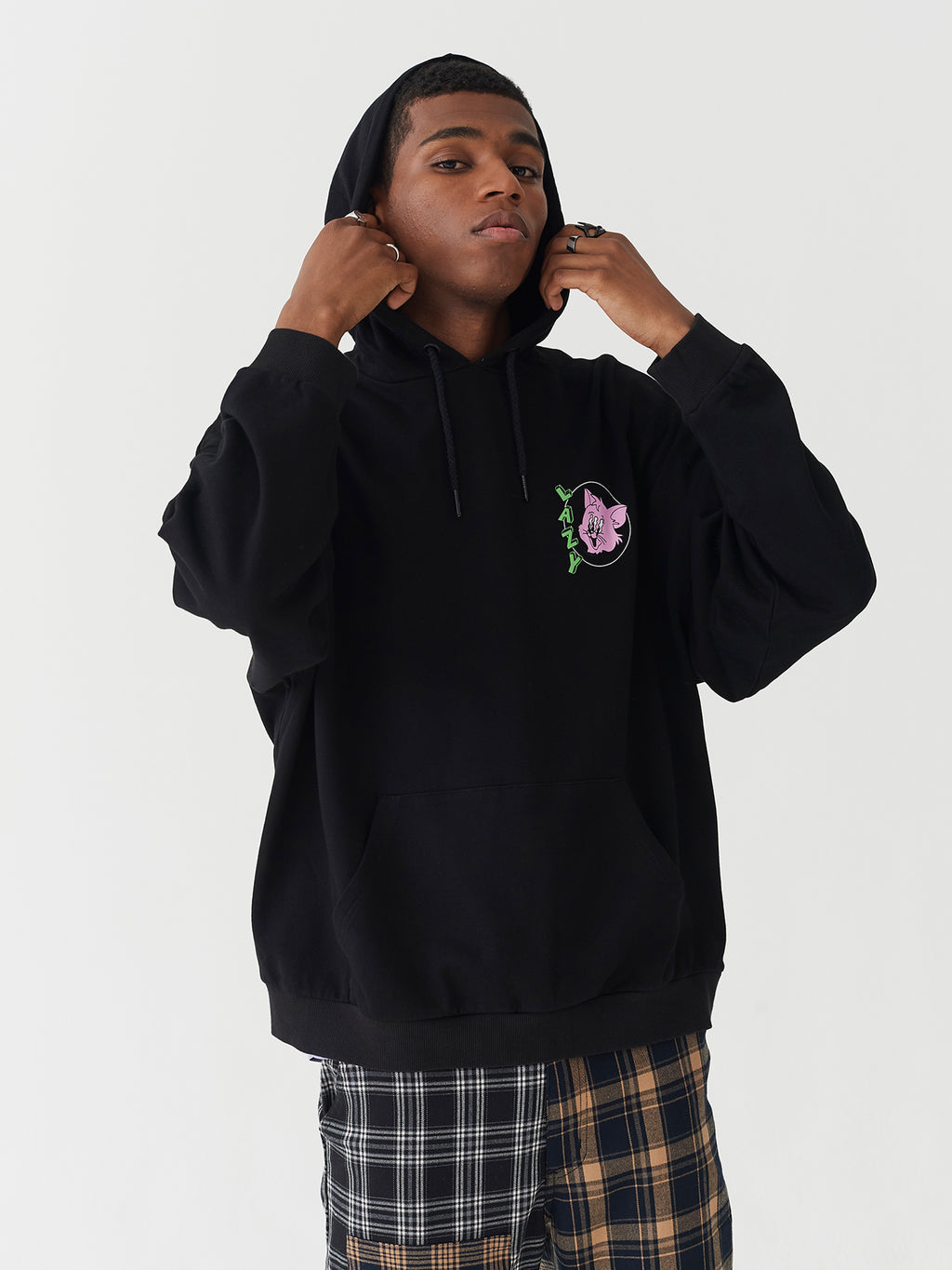 Lazy Oaf Flower Kitty Hoodie