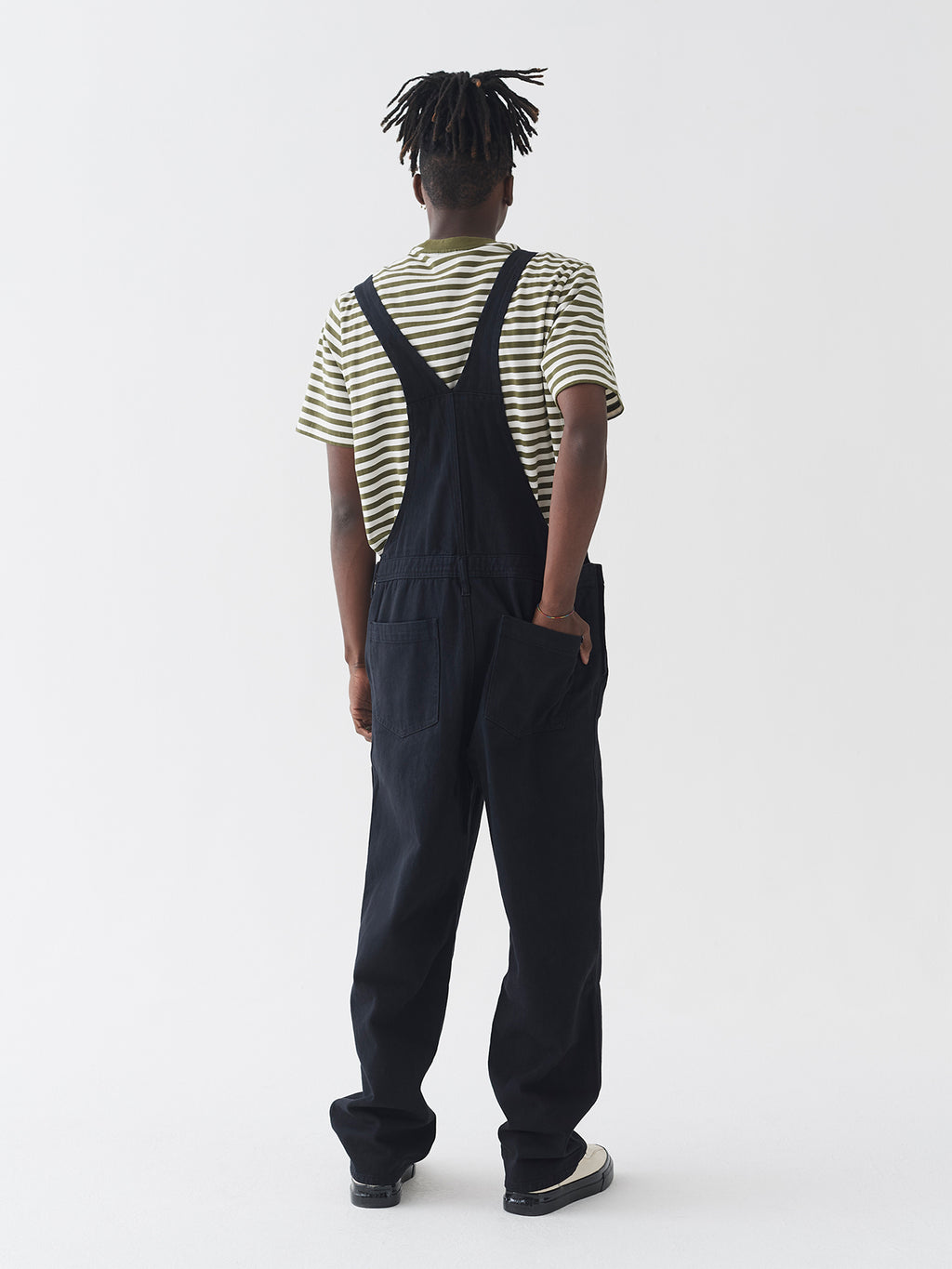 cheap black dungarees