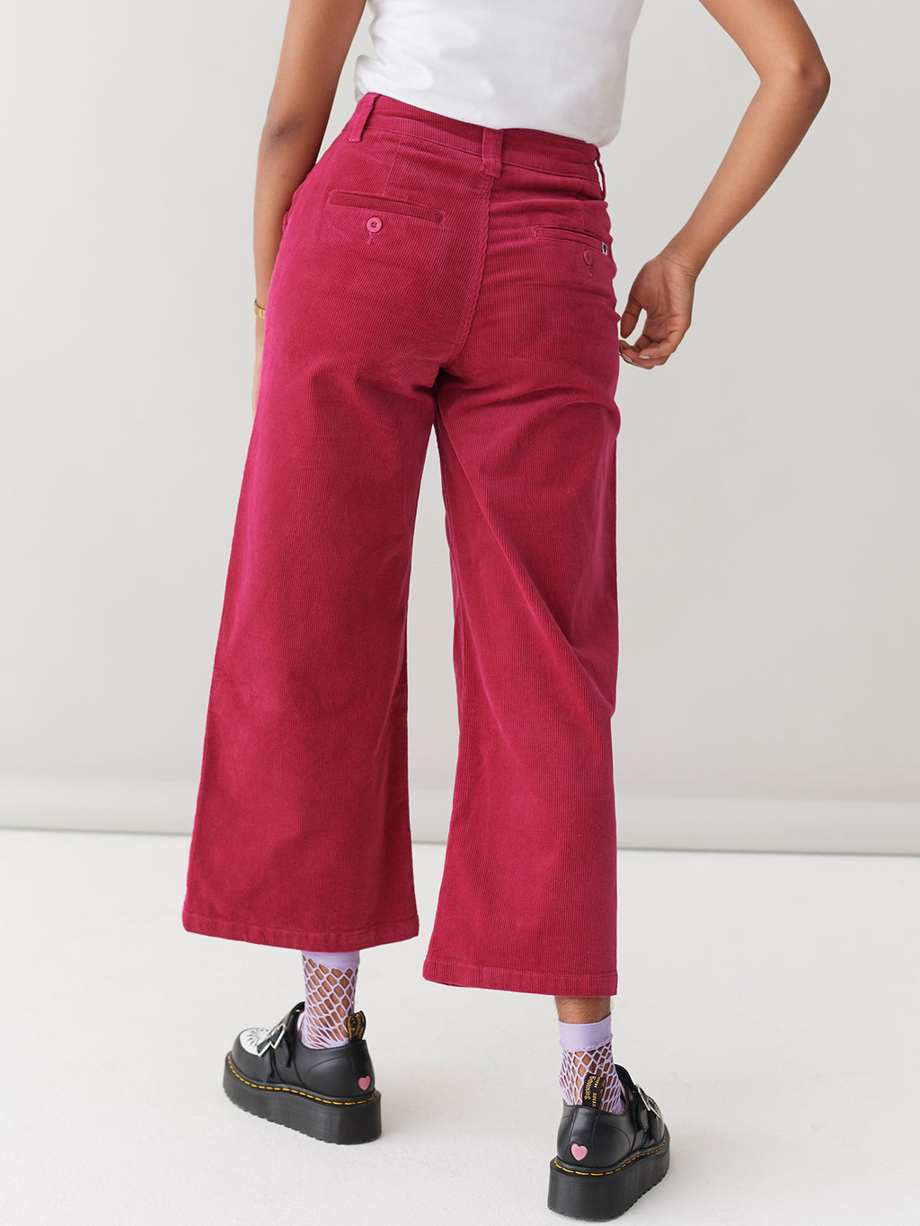 pink work pants