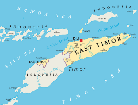 Mapa de Dilí