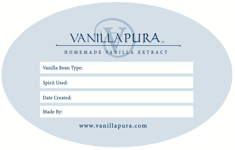 Homemade Fill-In Vanilla Extract Label - OnlineLabels