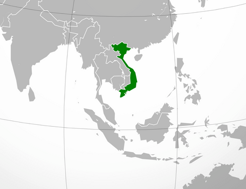 Mapa de Vietnam