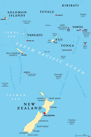 Niue on map