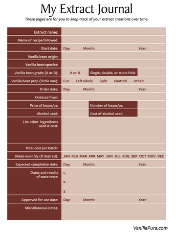 My Extract Journal