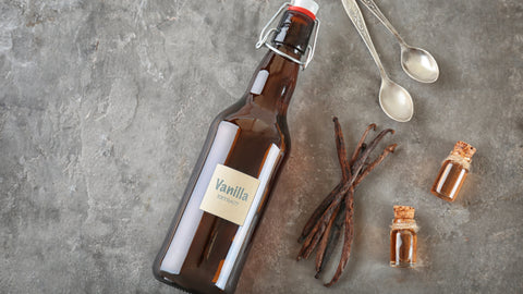 Vanilla extract mother jar