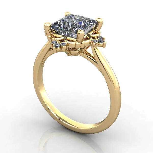 A solitaire ring is a timeless and minimalistic piece that will never go out of style.