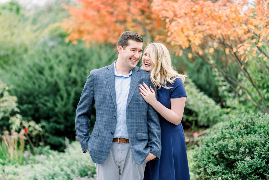 Olbrich botanical gardens engagement photo