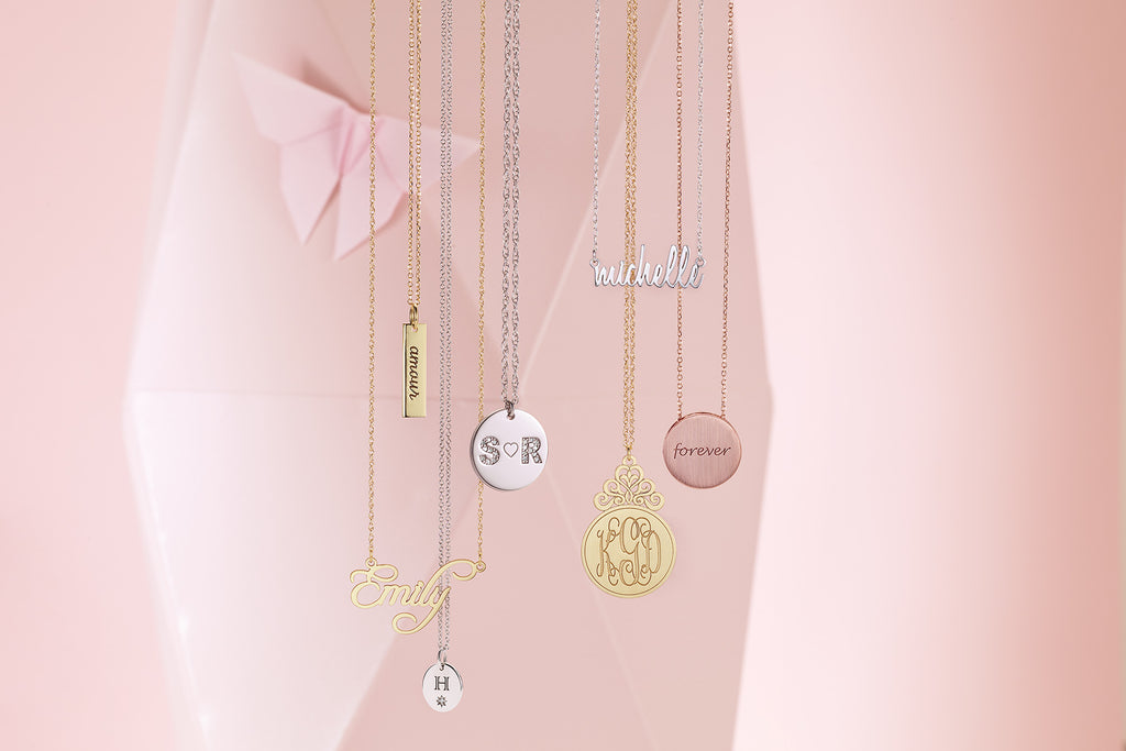 Personalized Engraved necklaces
