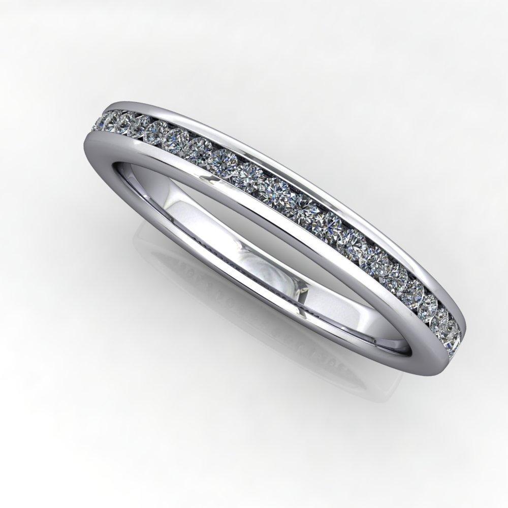 Channel Set Diamond Eternity Ring - Sarkisians Jewelry