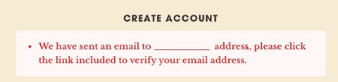 email verification