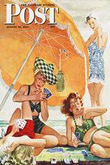 Card Sharks - Card Game at the Beach by Alex Ross SEPS