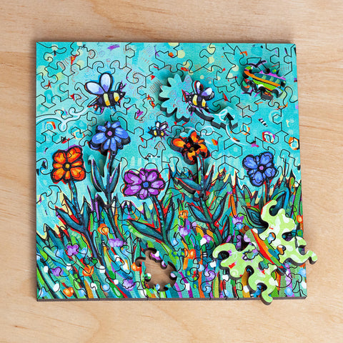 Birds & Bees by Pam Weber - StumpCraft Puzzle