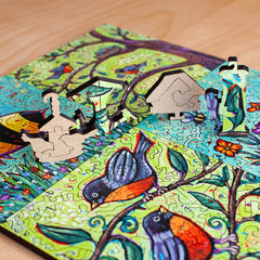Birds & Bees by Pam Weber - StumpCraft Puzzle