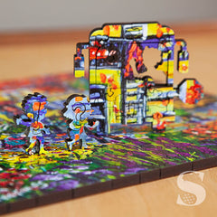 StumpCraft Puzzle - Katerina Mertikas' Shiny Streets Detail