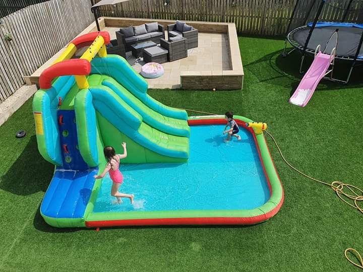 inflatable water slide setting up guide