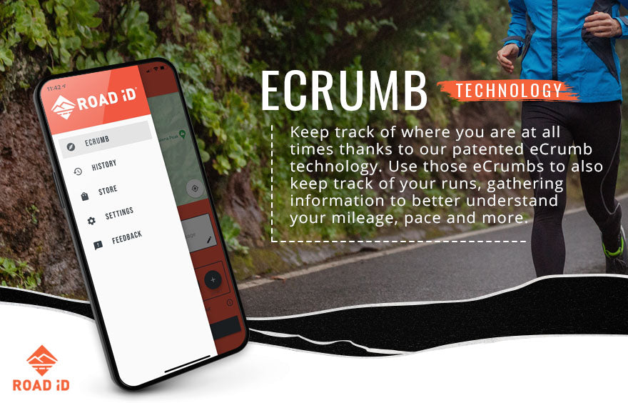 ROAD iD app ecrumb technology