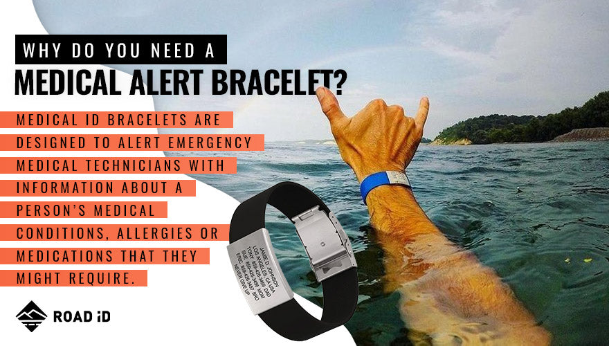 Elite II Medical Alert Bracelet for Men Women and Children Free  Personalized Engraving Includes an Emergency Medical Card and Tyvek Sleeve  to Carry Your Emergency Medical Information  Black  Amazonca Clothing