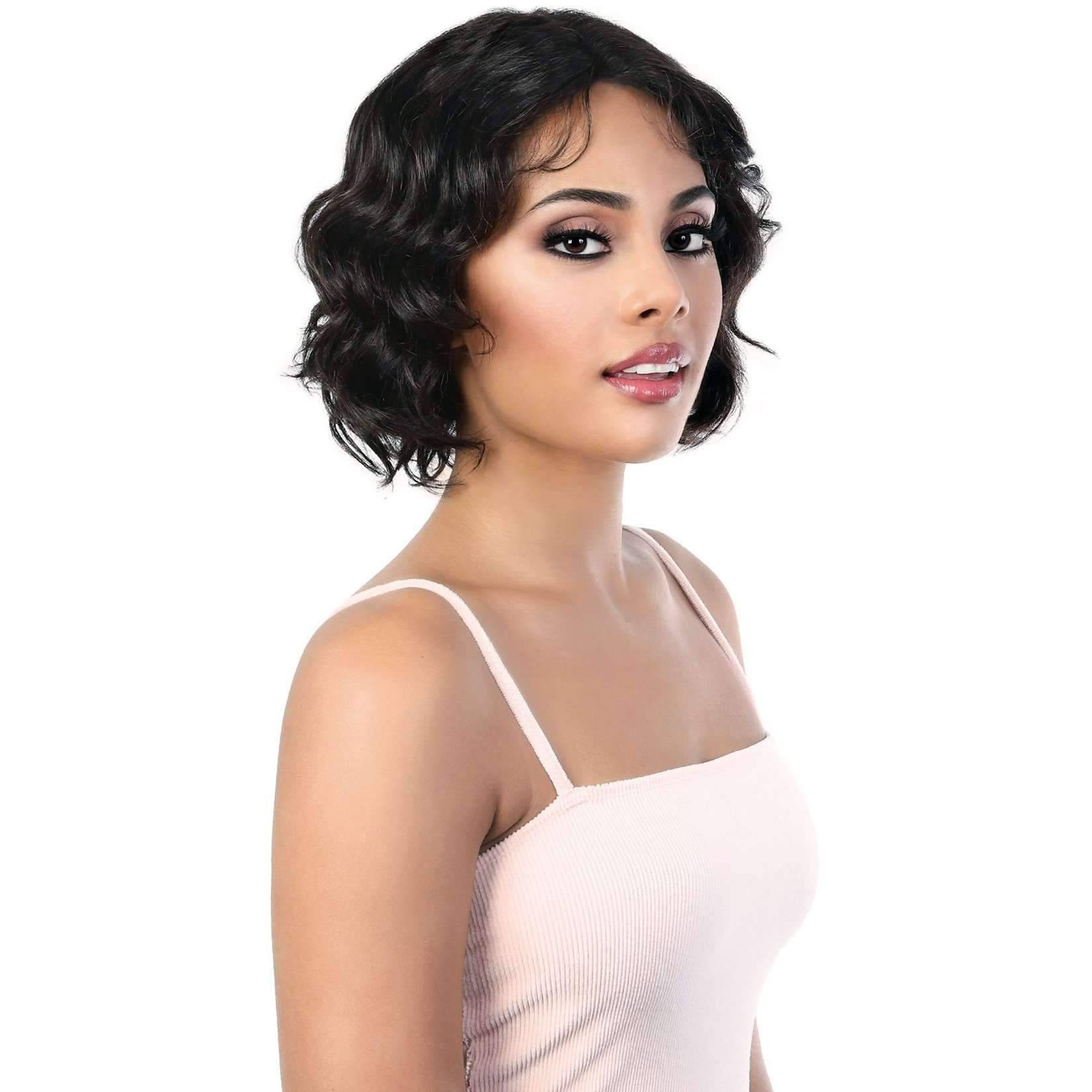 Hplp Ruby Short Length Curly Virgin Remi Human Hair Wig Motown Tre