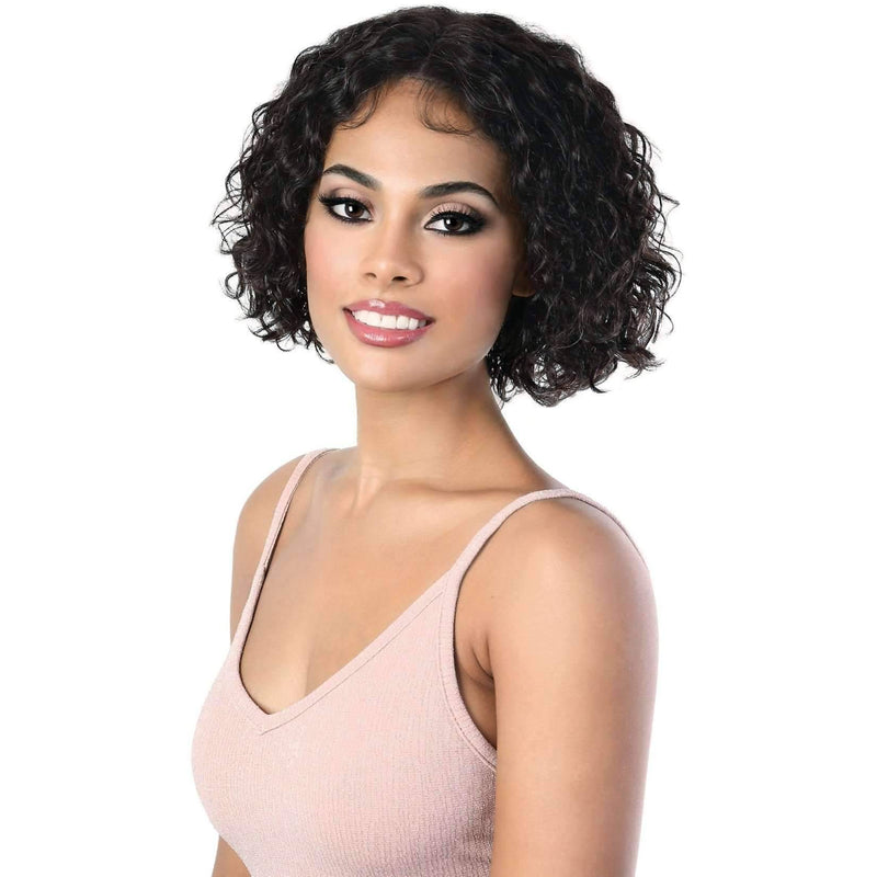 Hplp Kist Short Length Curly Virgin Remi Human Hair Wig Motown Tre