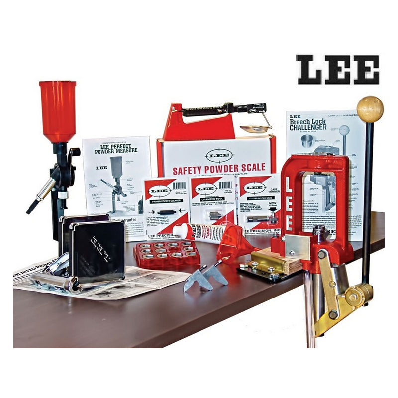 Lee Precision 50th Anniversary Breech Lock Challenger Single Stage Press  Kit Red 90050 [FC-734307900502] - Cheaper Than Dirt