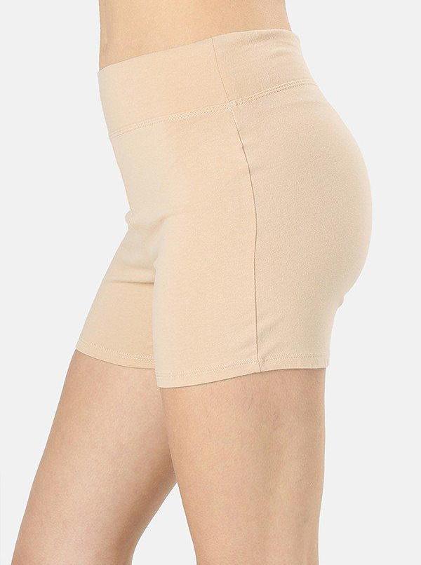 Women's Cotton Blend Basic Legging Shorts 