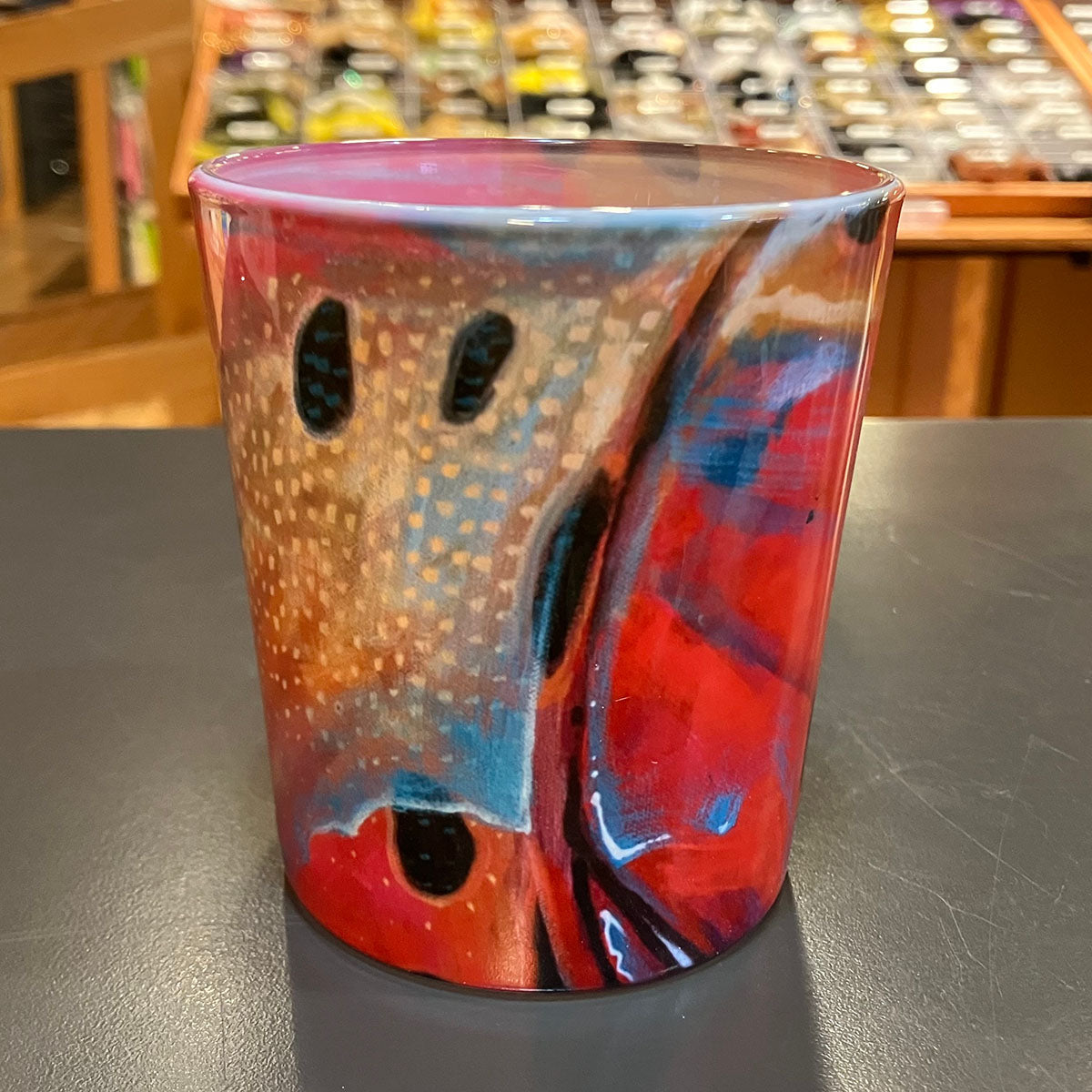 Travel Coffee Mugs – Fish Face Series | Derek DeYoung