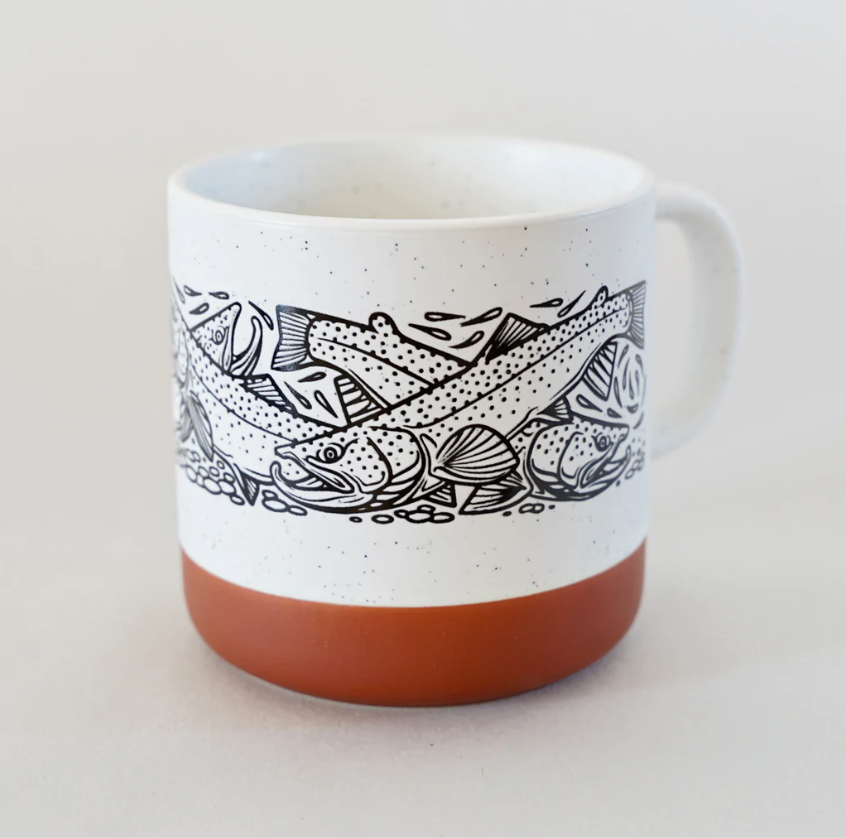 Travel Coffee Mugs – Fish Face Series | Derek DeYoung