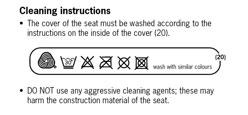 car seat cover cleaning-guidelines