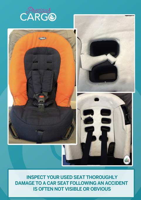 Dangers of Choosing a Second Hand Car Seat INFOGRAPHIC