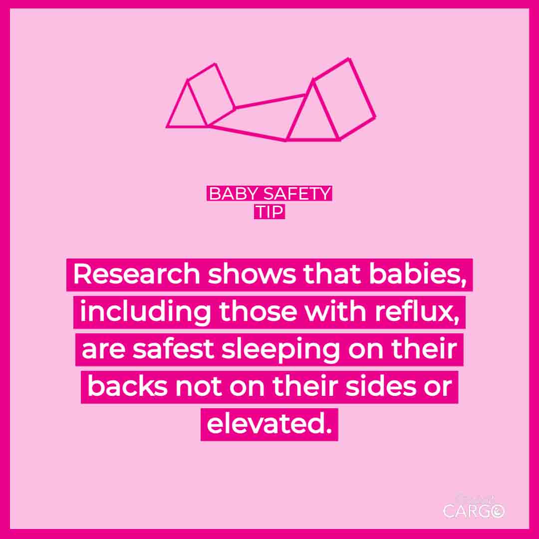 are sleep positioners safe for babies with reflux