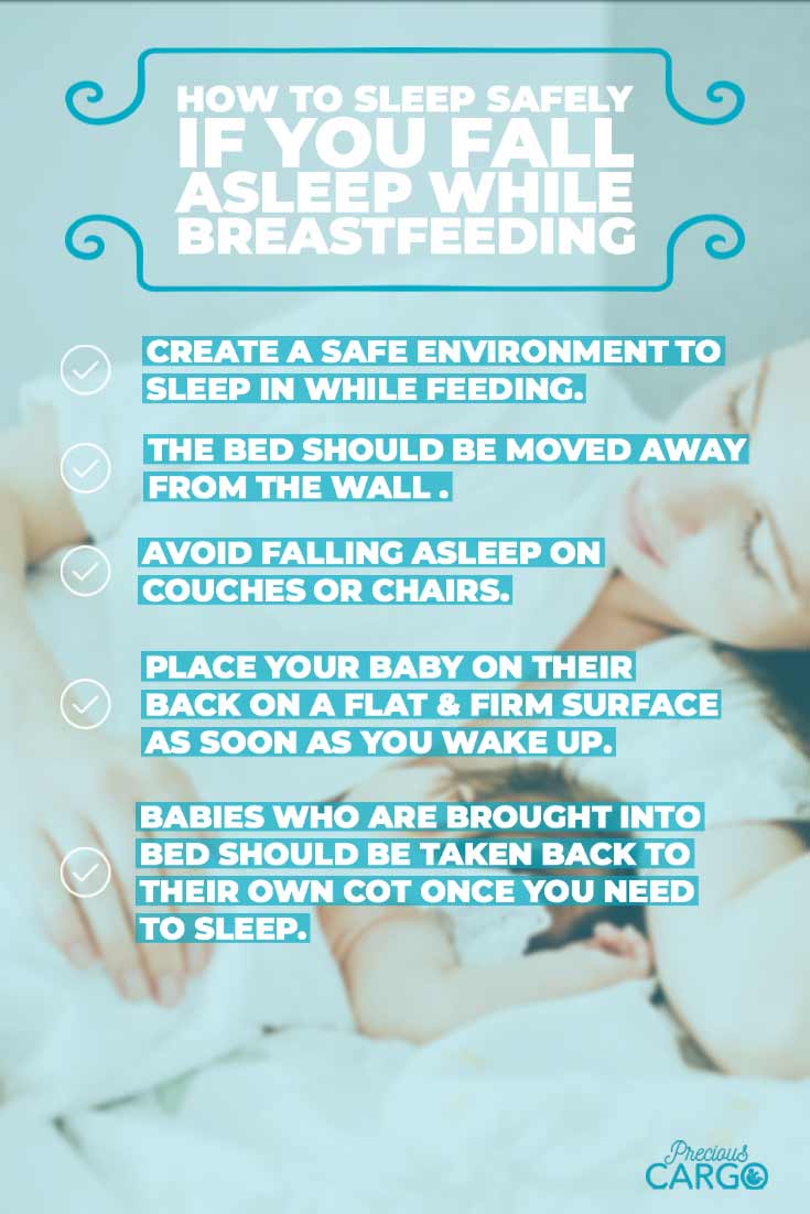 how to sleep safely if you fall asleep breastfeeding