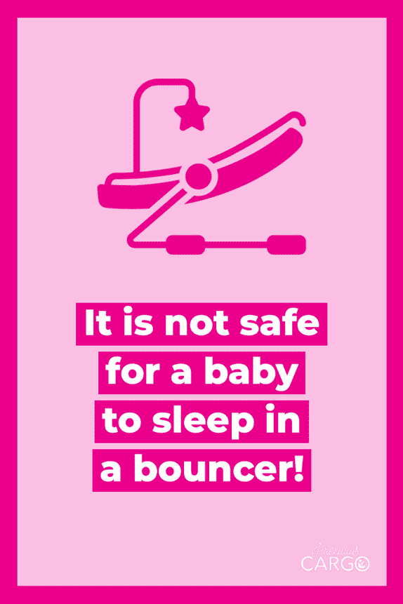is it safe for a baby to sleep in a bouncer?