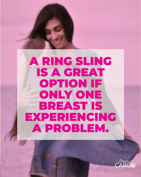 Ring Sling Carrying while breast feeding