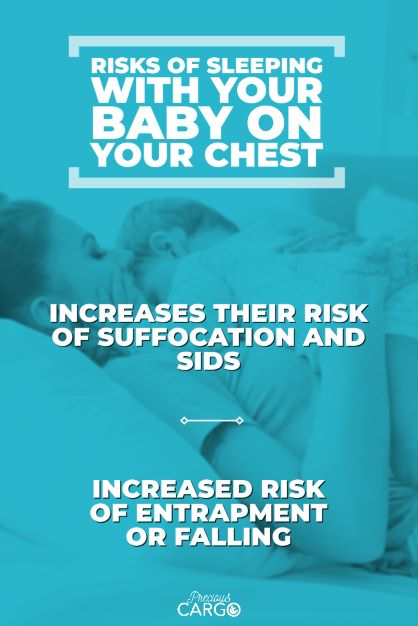 risks of baby sleeping on your chest